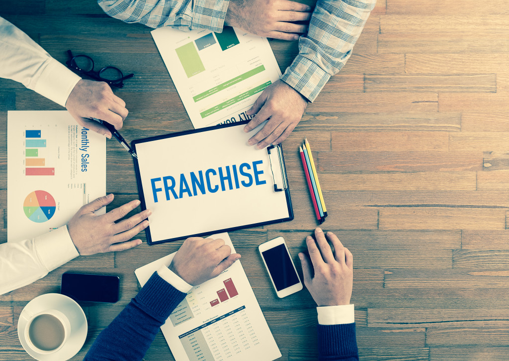 franchising meeting concept
