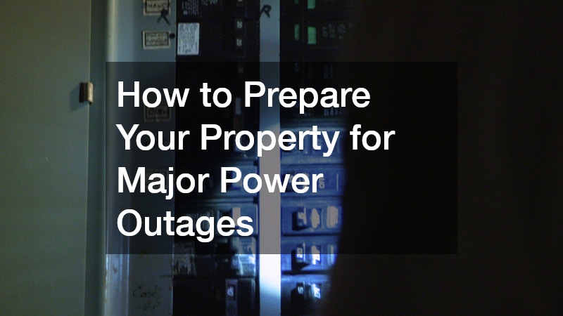 How to Prepare Your Property for Major Power Outages